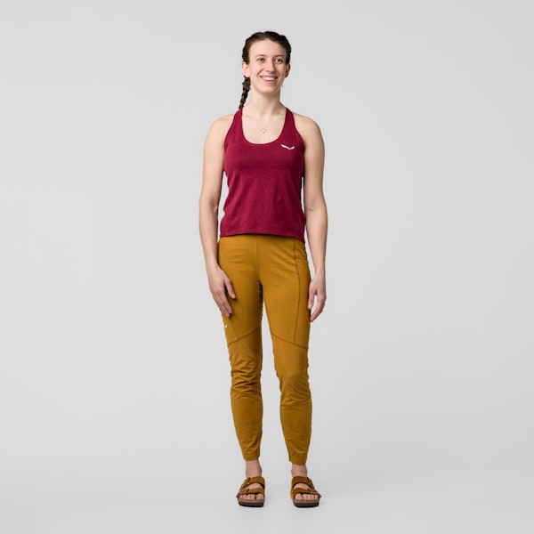 Salewa Lavaredo Hemp Cropped Tanktop Damen Limitierter Zeitrabatt