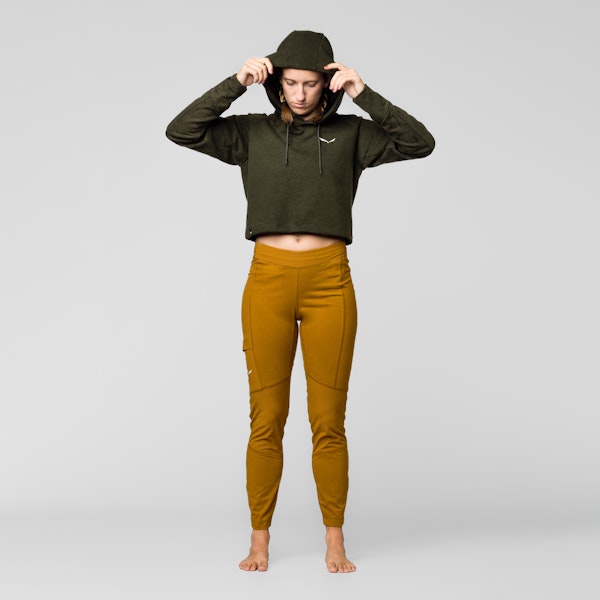 Salewa Lavaredo Hemp Cropped Kapuzenpulli Damen Großer Ausverkauf