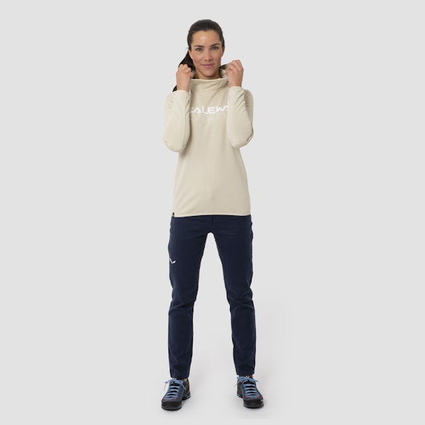 Salewa Pure Hemp Logo Kapuzenpulli Damen Neuheiten