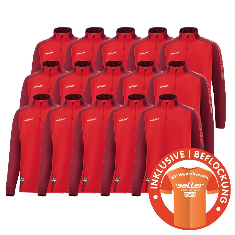 Saller 15x Sweatshirt »sallerX.72« inkl. Beflockung Online Outlet
