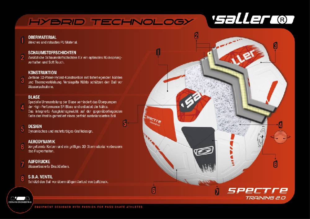 Saller Trainingsball »sallerSpectre Training 2.0« Versandkostenfrei
