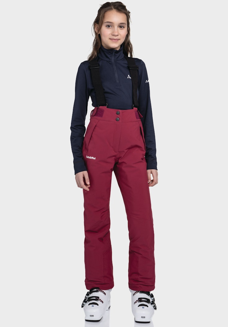Schöffel Warme Skihose mit elastischen Hosenträgern