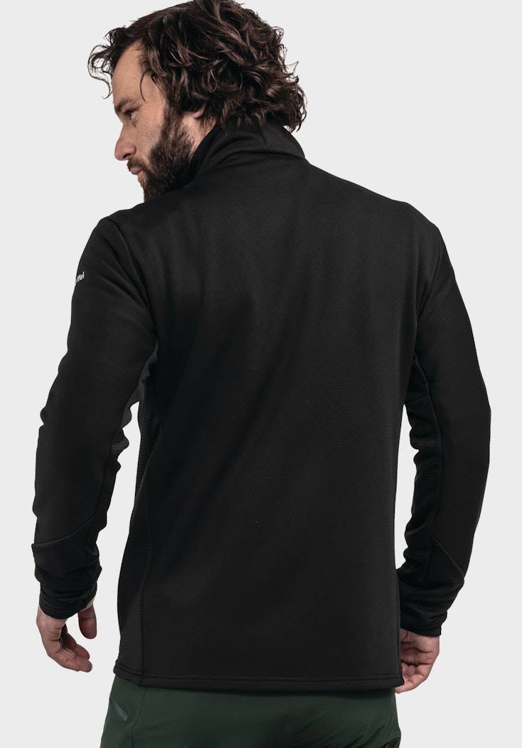 Schöffel Warme Fleece Jacke mit High-Reach Ärmel Im Verkauf