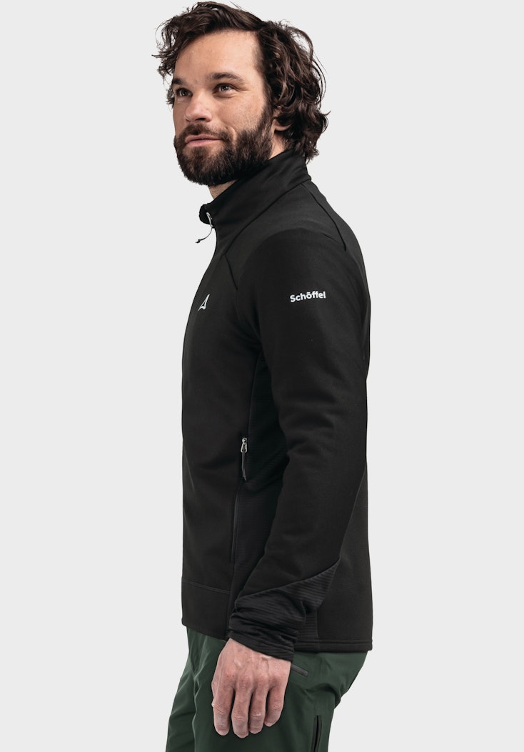 Schöffel Warme Fleece Jacke mit High-Reach Ärmel Im Verkauf