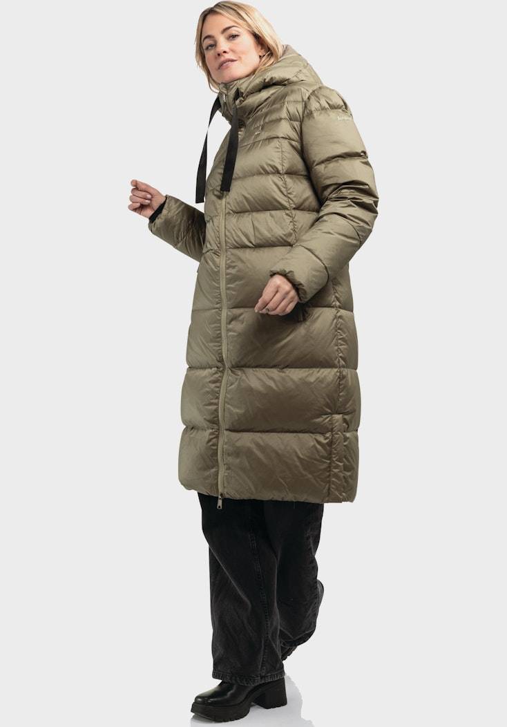 Schöffel Stylischer & super leichter Daunen Mantel Große Rabatte