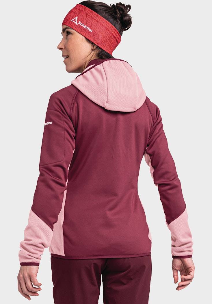 Schöffel Sportiver Fleece-Hoody aus Materialmix Fabrikladen