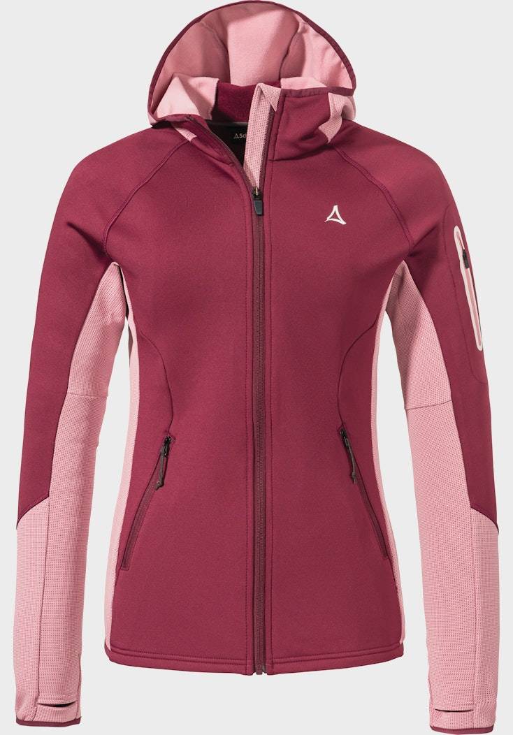 Schöffel Sportiver Fleece-Hoody aus Materialmix Fabrikladen