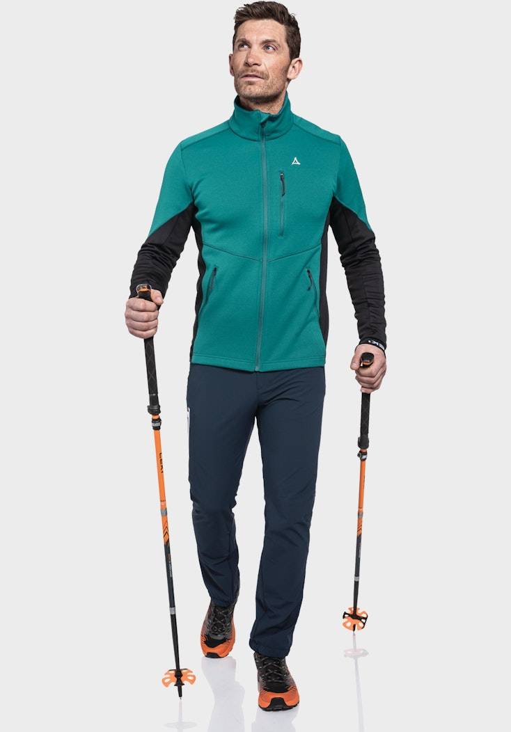 Schöffel Sportive Fleece-Jacke aus Materialmix Blitzverkäufe