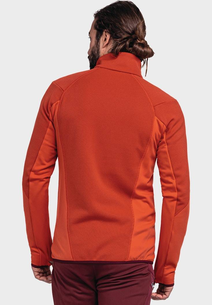 Schöffel Sportive Fleece-Jacke aus Materialmix Kostenloser Versand
