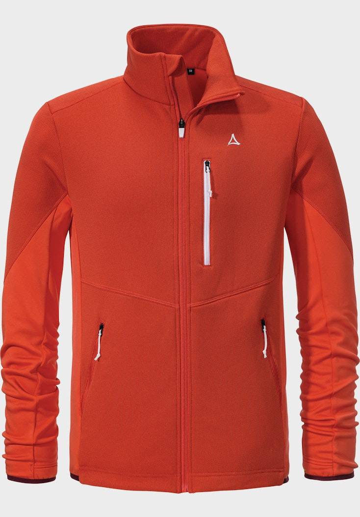 Schöffel Sportive Fleece-Jacke aus Materialmix Kostenloser Versand