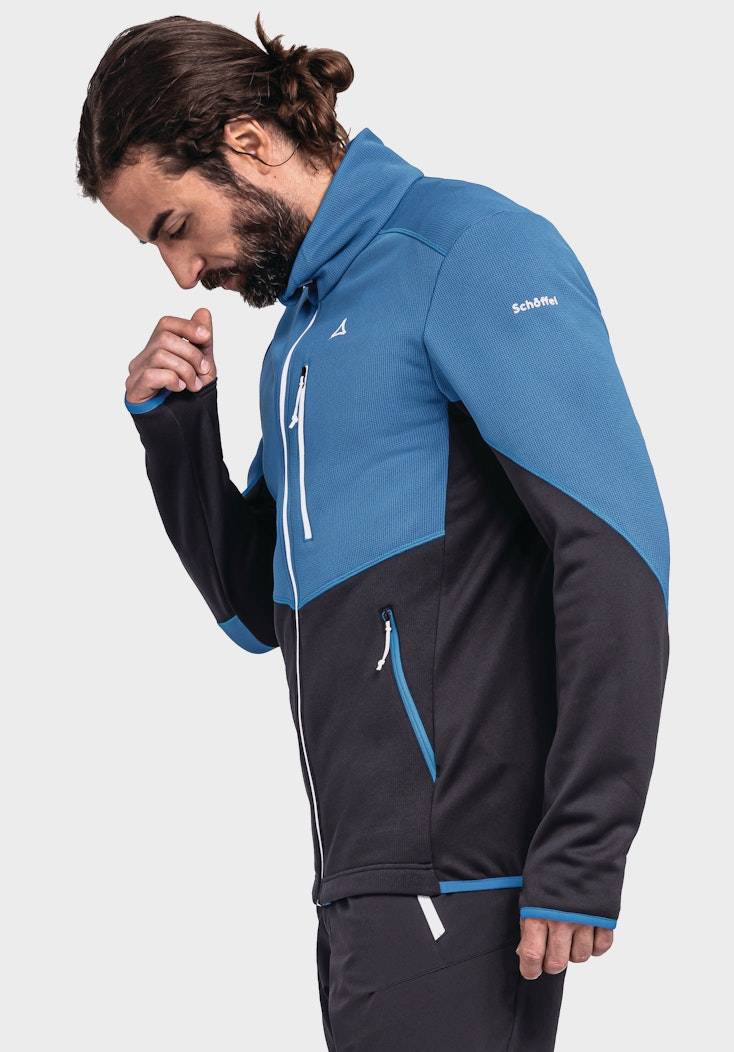 Schöffel Sportive Fleece-Jacke aus Materialmix Outlet