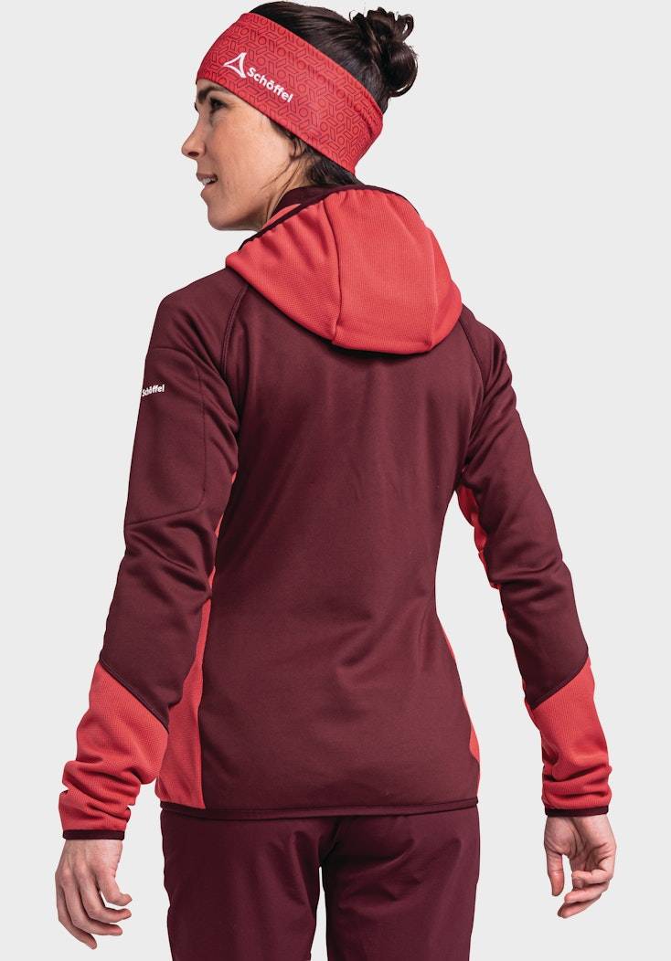 Schöffel Sportiver Fleece-Hoody aus Materialmix Exklusivangebot