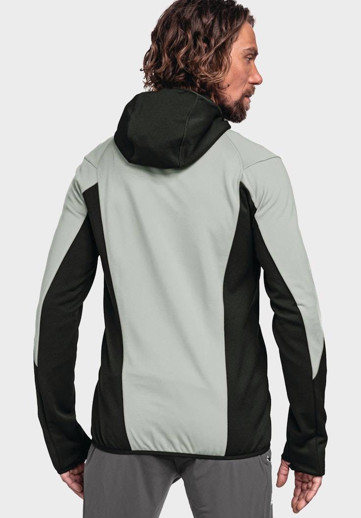 Schöffel Sportiver Fleece-Hoody aus Materialmix Kostenloser Versand international