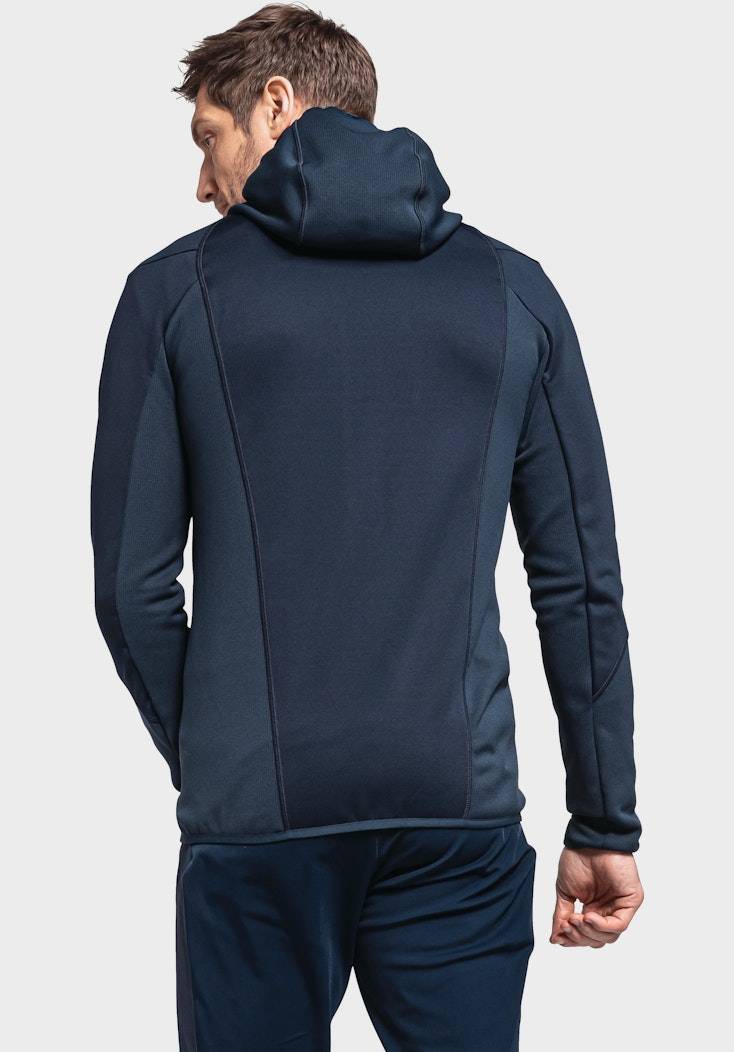 Schöffel Sportiver Fleece-Hoody aus Materialmix Fabrikladen