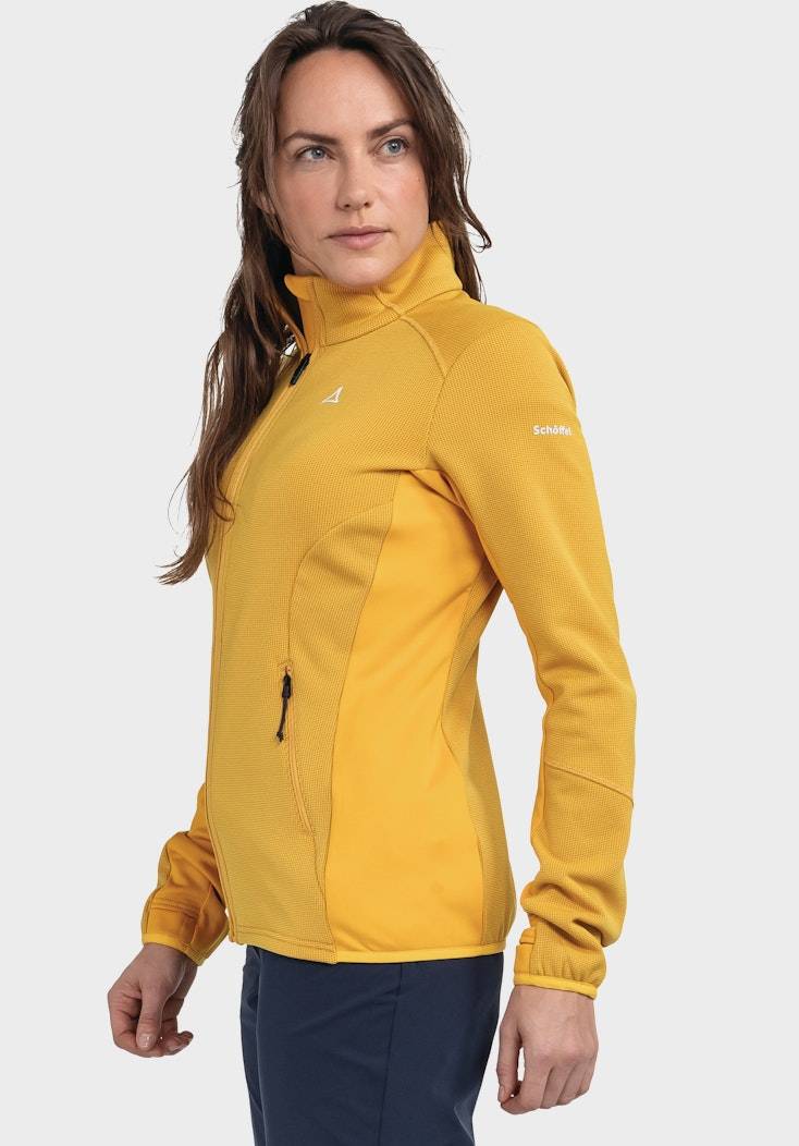 Schöffel Sportive Fleece-Jacke aus Materialmix Großer Ausverkauf