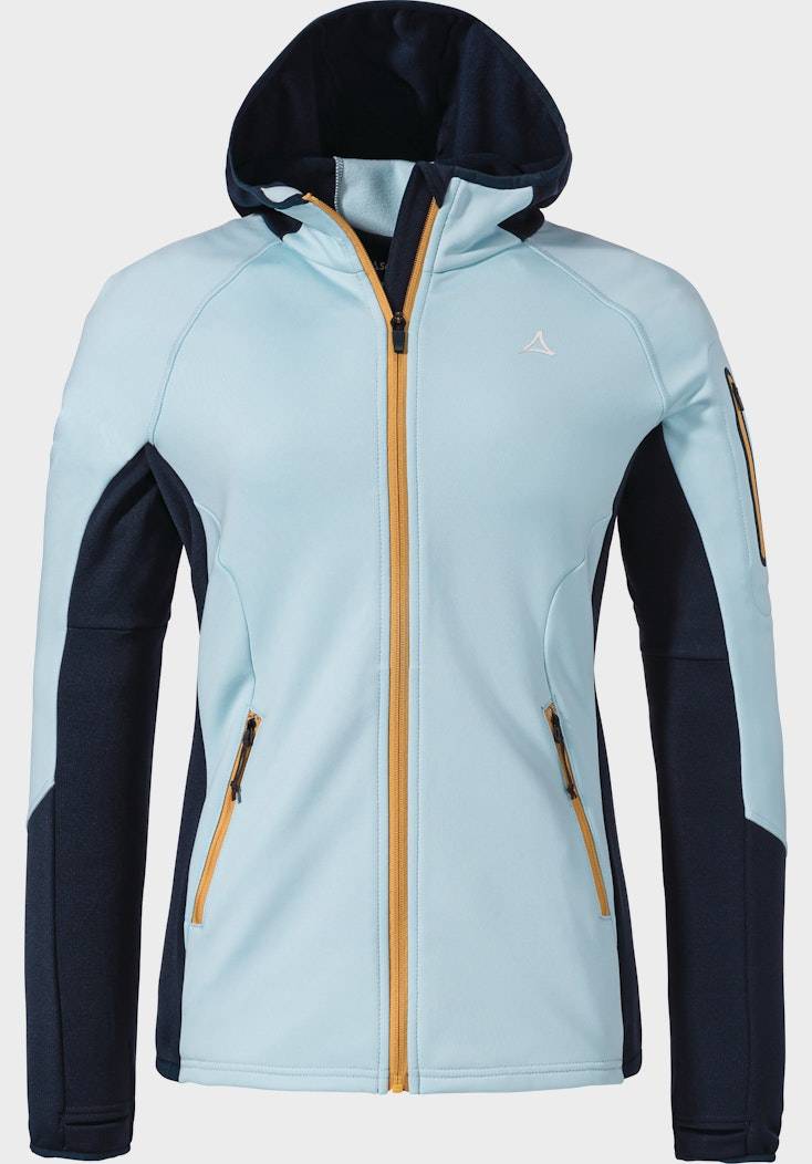 Schöffel Sportiver Fleece-Hoody aus Materialmix Letzter Tag
