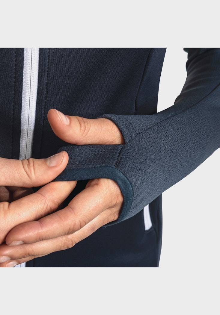 Schöffel Sportiver Fleece-Hoody aus Materialmix Zeitbegrenzte Promotion
