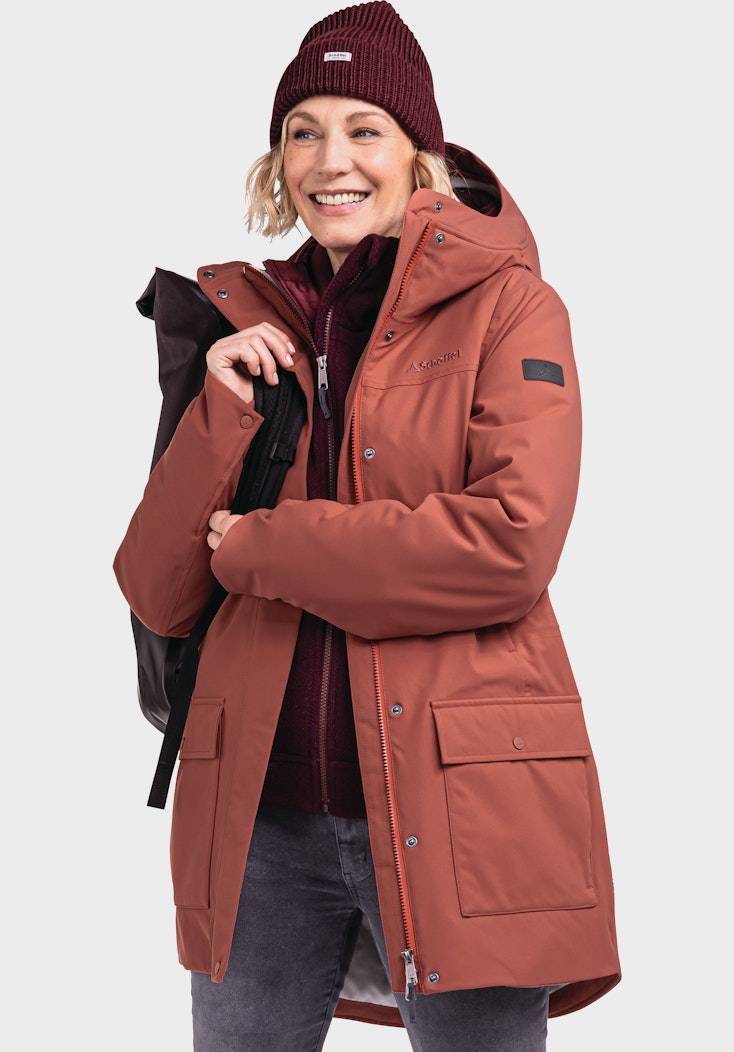 Schöffel Urbaner Winterparka für kalte nasse Tage Bis zu 65% Rabatt