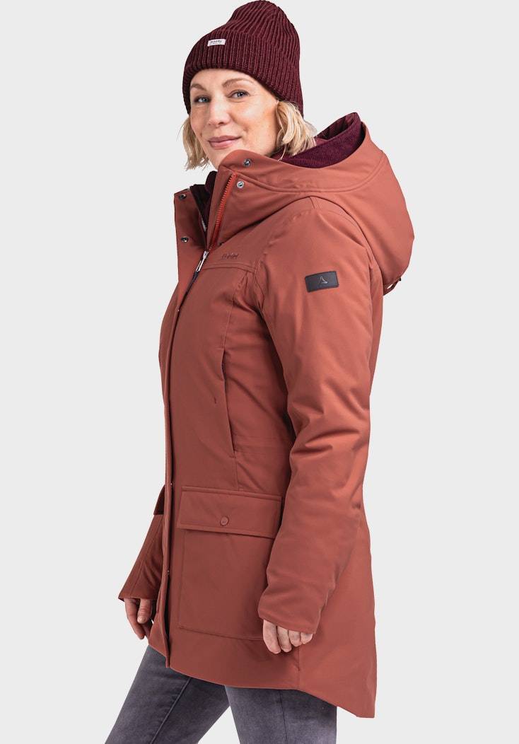 Schöffel Urbaner Winterparka für kalte nasse Tage Bis zu 65% Rabatt