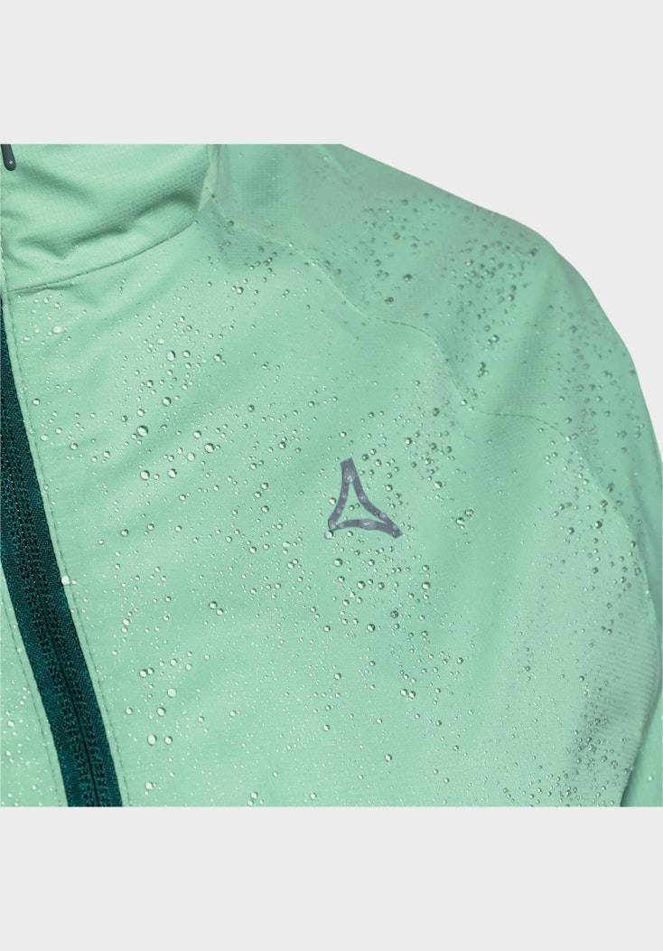 Schöffel Elastische Regenjacke mit Pack-Away Tasche Bis zu 60% Rabatt