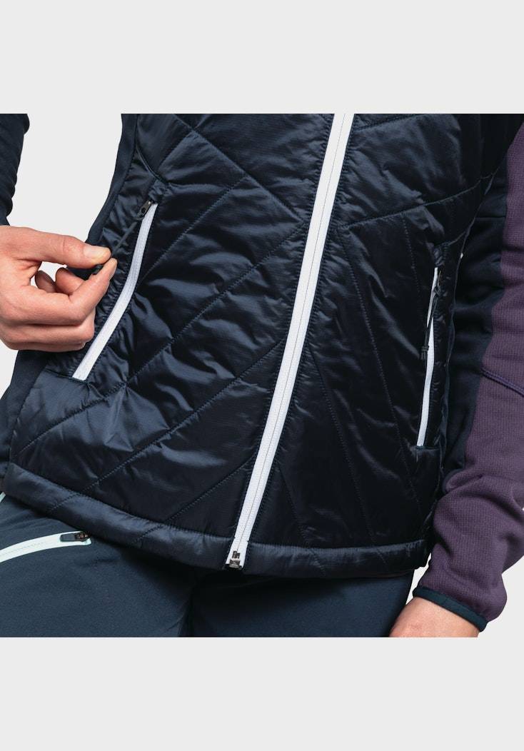 Schöffel Hybrid Weste mit recycelter Wattierung Sonderangebot der Fabrik