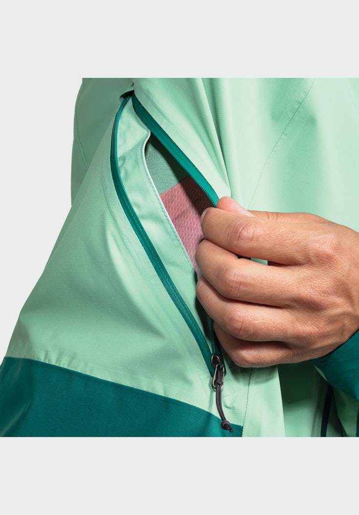 Schöffel Regenjacke mit optimaler Bike Ventilation Fabrik Onlineshop