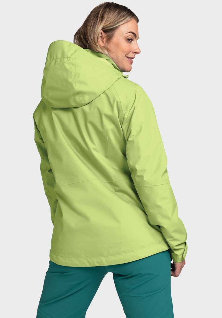 Schöffel Elastische Regenjacke mit Pack-Away Tasche Tiefpreis