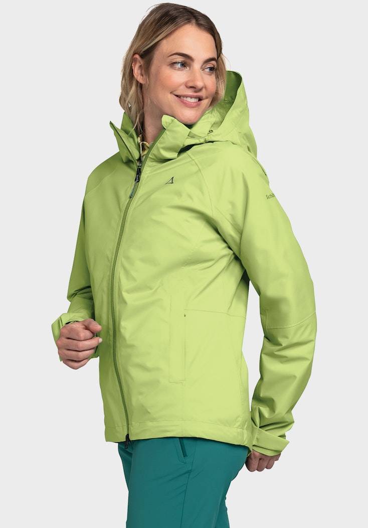 Schöffel Elastische Regenjacke mit Pack-Away Tasche Tiefpreis
