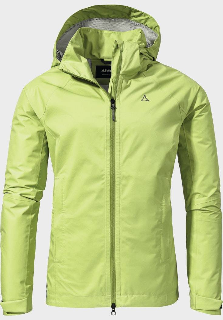 Schöffel Elastische Regenjacke mit Pack-Away Tasche Tiefpreis