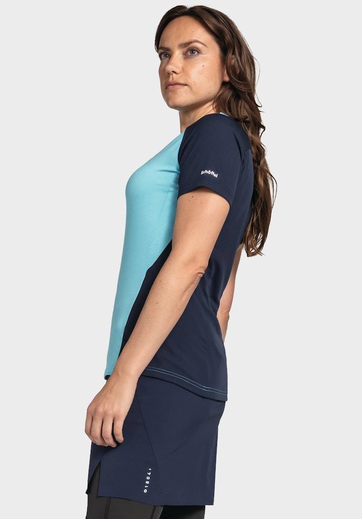 Schöffel Hybrid-T-Shirt mit atmungsaktivem Rücken Vierteljährliche Förderung