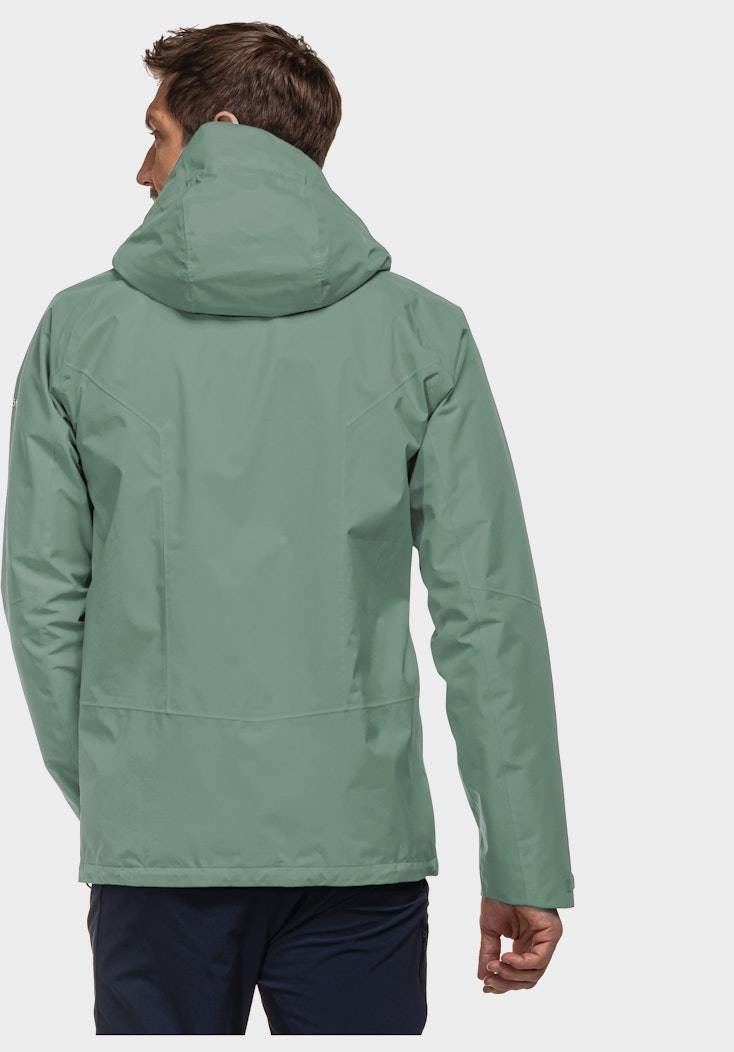 Schöffel Elastische Regenjacke mit Pack-Away Tasche Weihnachtsangebot