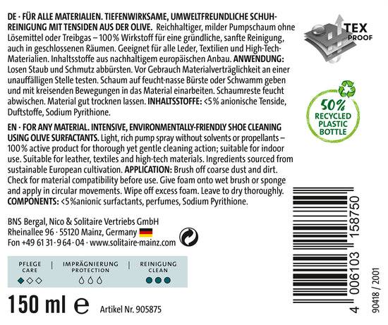Schuhwerk Schwangau Solitaire Ecco Care Pure Clean Nur noch ein Tag übrig