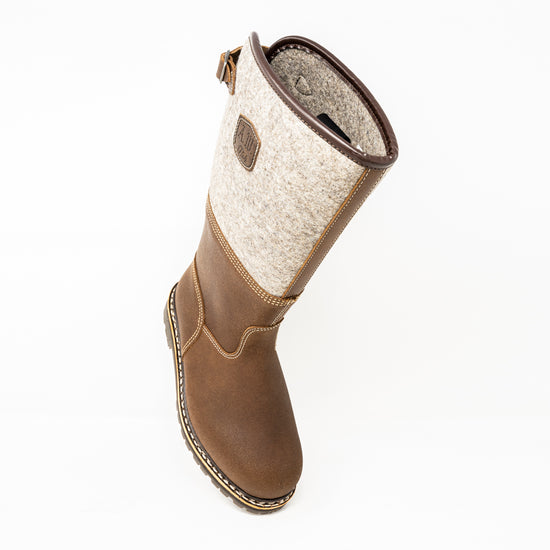 Schuhwerk Schwangau Trabert Filzstiefel Natur (Unisex) AW Branding Preisnachlass