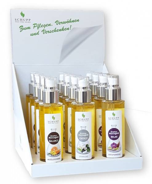 Schupp Display Aroma-Massageöle