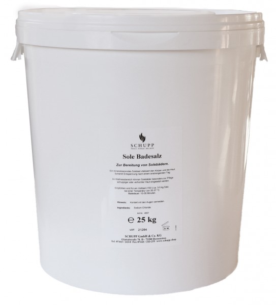 Schupp Sole-Badesalz 25kg
