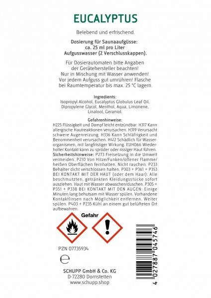 Schupp Sauna- und Dampfbadessenz Eucalyptus Preisnachlass