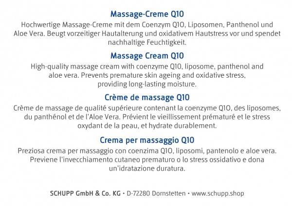 Schupp Massage-Creme Q 10 Online Shopping
