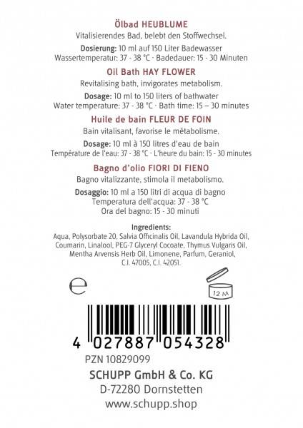 Schupp Ölbad Heublume Blitzangebot