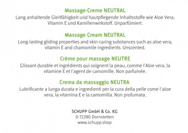 Schupp Massage-Creme Neutral Wochenangebot