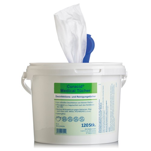 Schupp Curacid Medical Desinfektionstücher XL Refill