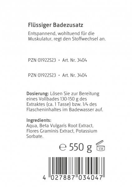 Schupp Heublumen-Extrakt Letzter Tag