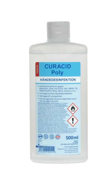 Schupp Curacid Poly Händedesinfektion 500 ml