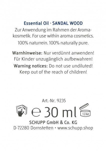 Schupp Ätherisches Öl Sandelholz Versandkostenfrei