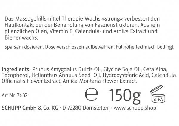 Schupp Therapie Wachs STRONG Flash Sale