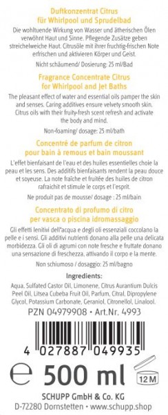Schupp Whirlpool-Duftkonzentrat Citrus Valentinstagsangebot