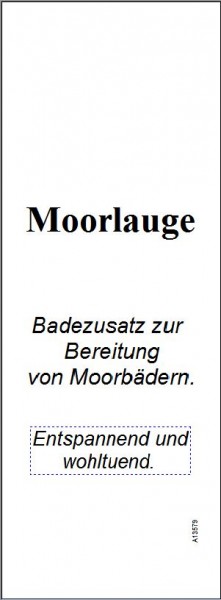 Schupp Moorlauge Heißer Verkauf