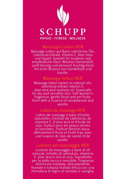 Schupp Massage-Lotion 4 Her Begrenzte Freigabe