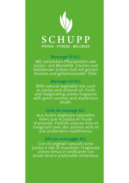 Schupp Massage-Öl 4 All Neueste Stile