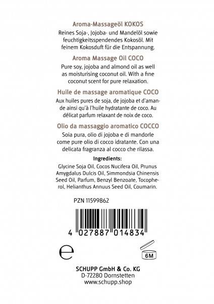 Schupp Aroma-Massage-Öl Kokos Discount Store für neue Produkte