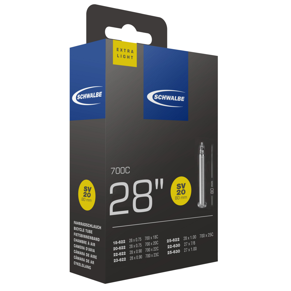 Schwalbe SCHWALBE SCHLAUCH NR. 20 EXTRA LIGHT (28"/700C)